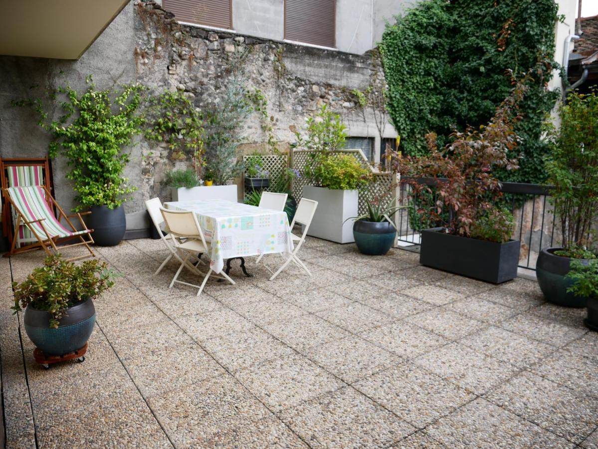 Superbe Appartement En Centre Ville Avec Terrasse Thonon-les-Bains Exterior photo